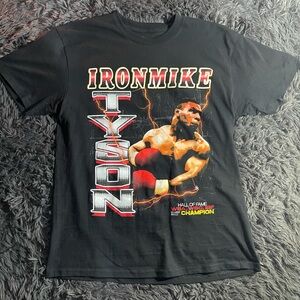 Iron Mike Tyson Black Graphic Tee